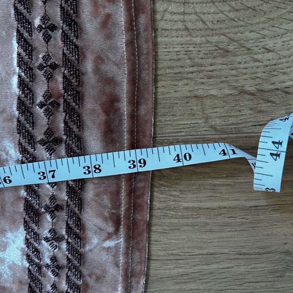 Lucky Brand Velvet Cold-Shoulder Dress in Dusty Rose - Picture 3 of 4